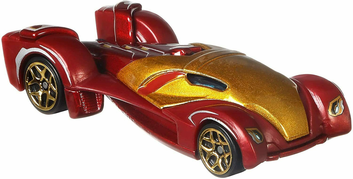 Hot Wheels 2021 - Character Cars / Marvel - Avengers / Boxed Set - 5 Cars - Captain America, Iron Man, Black Widow, Black Panther & Thanos