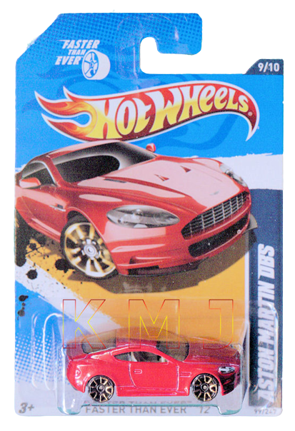 Hot Wheels 2012 - Collector # 099/247 - Faster Than Ever 9/10 - Aston Martin DBS - Red