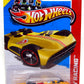 Hot Wheels 2013 - Collector # 123/250 - HW Racing / Track Aces - Chevroletor - Yellow - USA Card