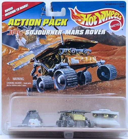 Hot Wheels 1997 - Action Pack / JPL Sojourner Mars Rover - Mars Lander, Sojourner Mars Rover & Mars Pathfinder