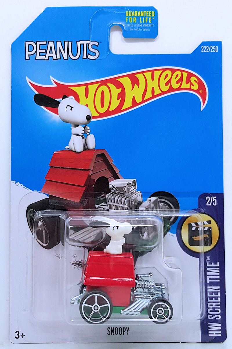 Hot Wheels 2016 - Collector # 222/250 - Snoopy (Peanuts)
