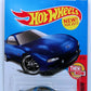 Hot Wheels 2017 - Collector # 336/365 - Then And Now 3/10 - New Models - '95 Mazda RX-7 - Metallic Blue - J5 Wheels - USA Card