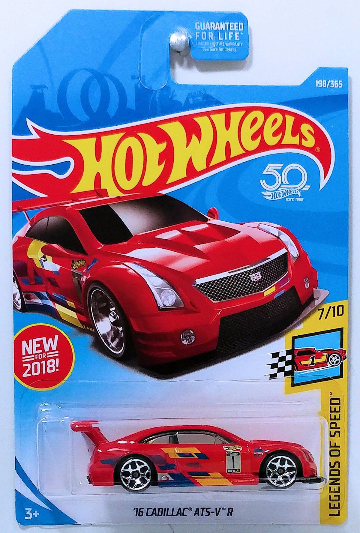 Hot Wheels 2018 - Collector # 198/365 - '16 Cadillac ATS-V R