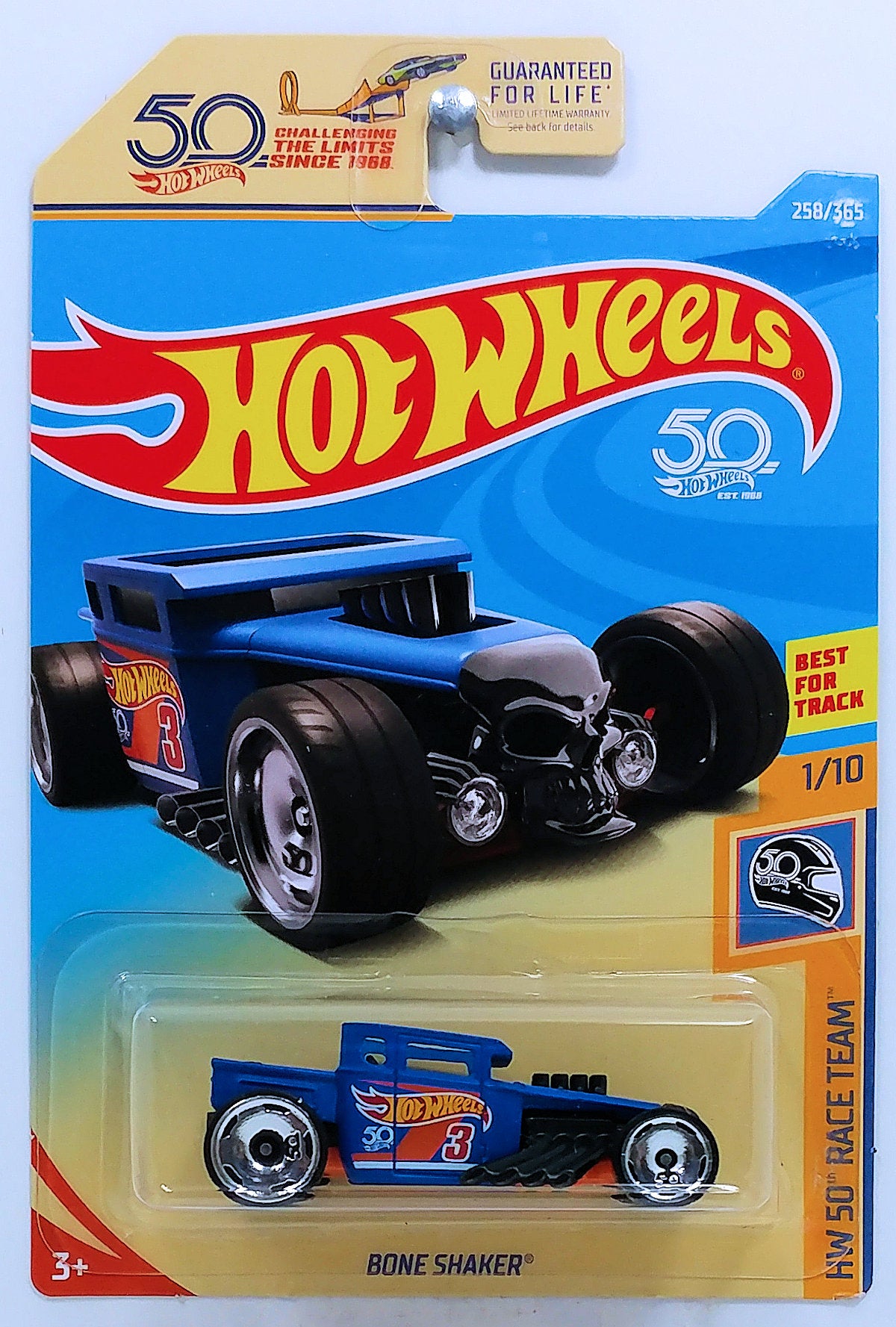 Hot Wheels 2018 - Collector # 258/365 - Bone Shaker