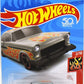 Hot Wheels 2018 - Collector # 300/365 - HW Flames 2/10 - '55 Chevy - Gray - USA