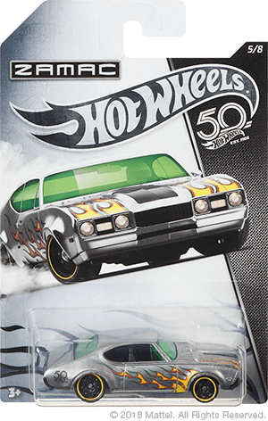 Hot Wheels 2018 - '50th Anniversary' ZAMAC Series 5/8 - '68 Olds 442