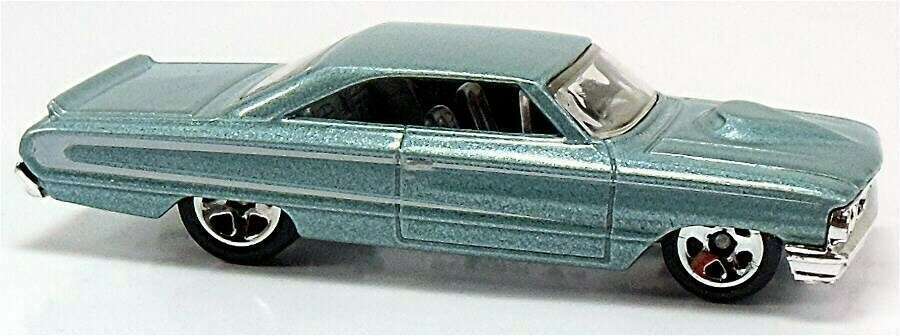 Hot Wheels 2007 - Collector # 018/180 - New Models 18/36 - 1964 Ford Galaxie 500XL - Metallic Light Blue - USA