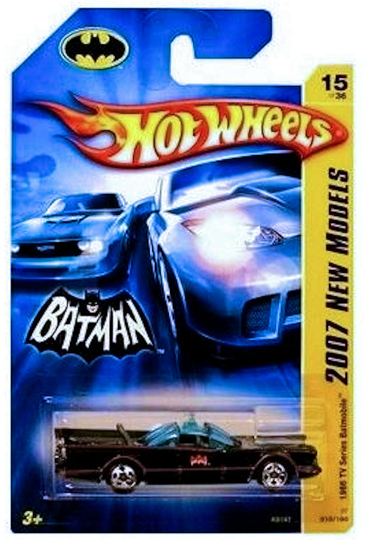Hot Wheels 2007 - Collector # 015/180 - New Models 15/36 - 1966 TV Series Batmobile - Textured Grille