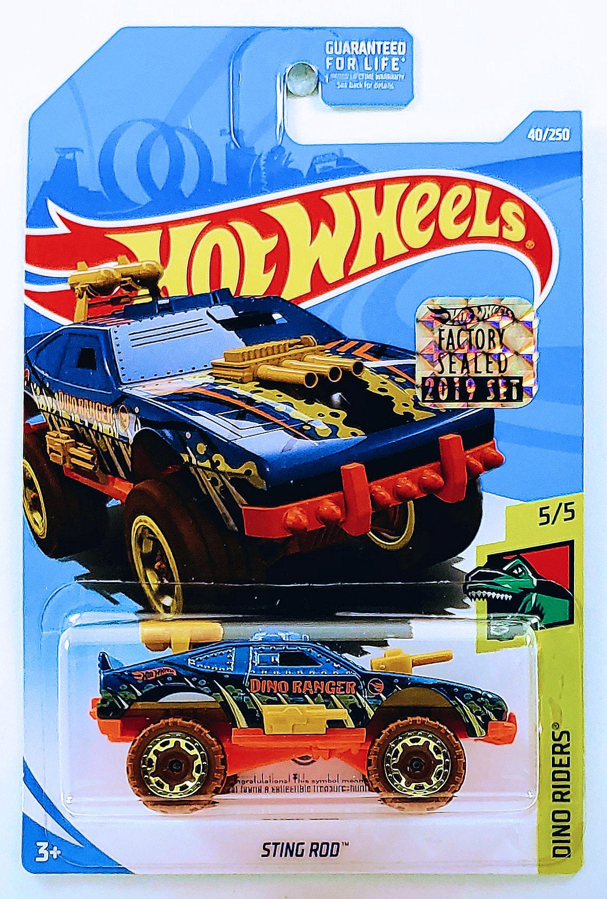 Hot Wheels 2019 - Collector # 040/250 - Sting Rod - USA Factory Sticker