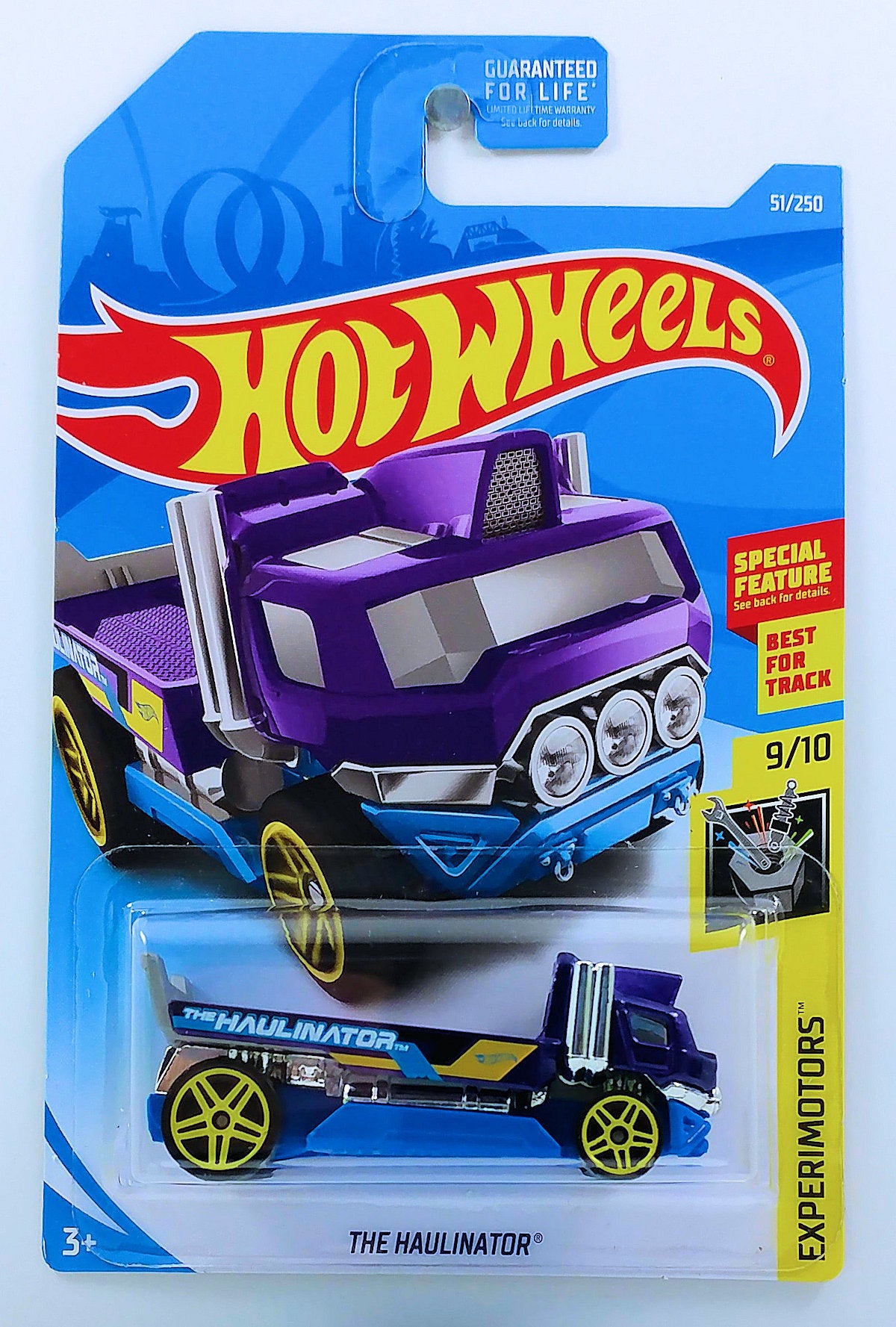 Hot Wheels 2019 - Collector # 051/250 - Experimotors 9/10 - The Haulinator - Purple - USA