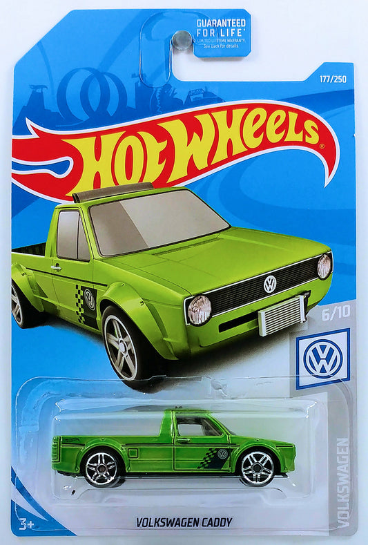 Hot Wheels 2019 - Collector # 177/250 - Volkswagen 6/10 - Volkswagen Caddy - Green