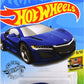 Hot Wheels 2019 - Collector # 199/250 - HW Exotics 9/10 - '17 Acura NSX - Blue - USA Card