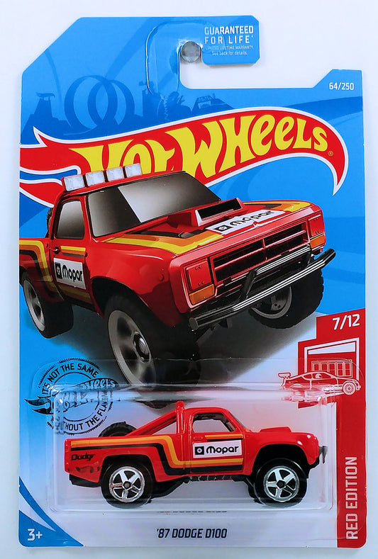 Hot Wheels 2019 - Collector # 064/250 - '87 Dodge D100