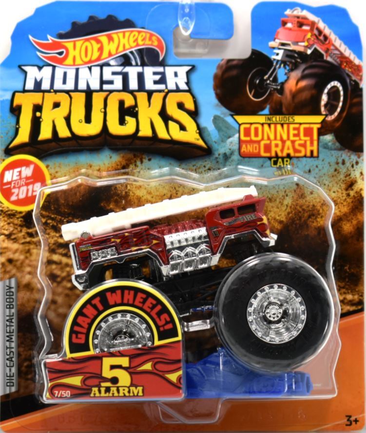 Hot Wheels 2019 - Monster Trucks 7/50 - 5 Alarm (Fire Truck)