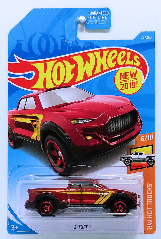 Hot Wheels 2019 - Collector # 028/250 - HW Hot Trucks 6/10 - New Models - 2-Tuff - Red