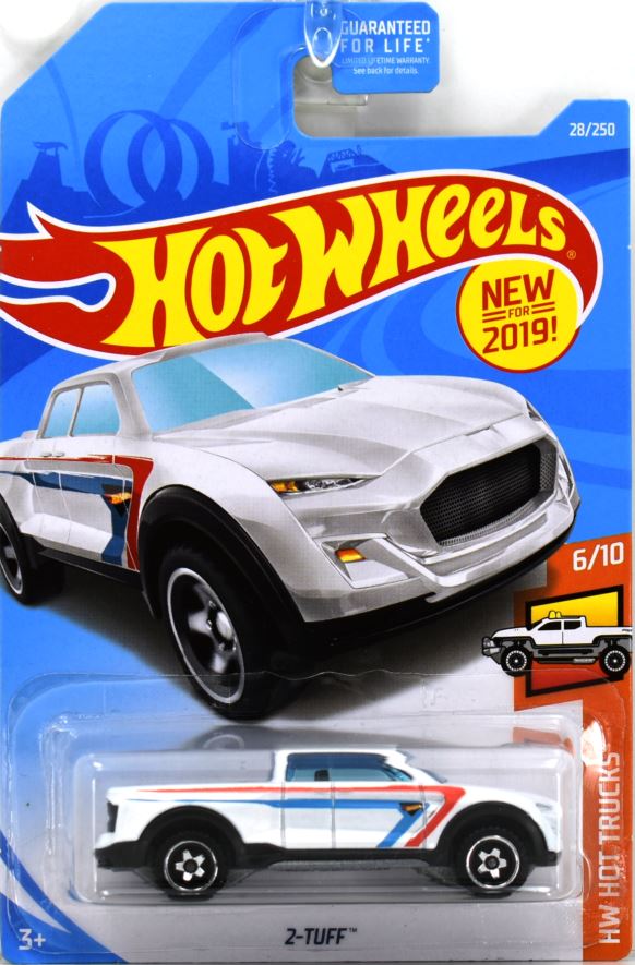 Hot Wheels 2019 - Collector # 028/250 - HW Hot Trucks 6/10 - New Models - 2-Tuff - White