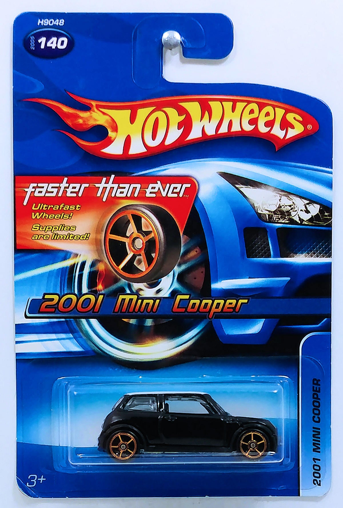 Hot Wheels 2005 - Collector # 140/183 - 2001 Mini Cooper - Black - Faster Than Ever