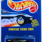 Hot Wheels 1991 - Collector # 114 - Pontiac Fiero 2M4 - Black - BW Wheels - Painted Metal Base