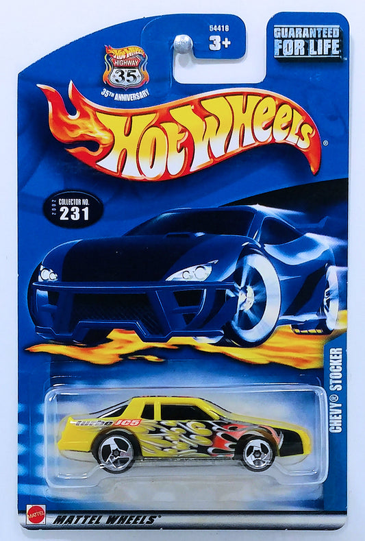 Hot Wheels 2002 - Collector # 231/240 - Chevy Stocker - Yellow