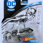 Hot Wheels 2018 - DC Character Cars / Sketched Series 3/5 - Catwoman - White - Black Sketched Graphics