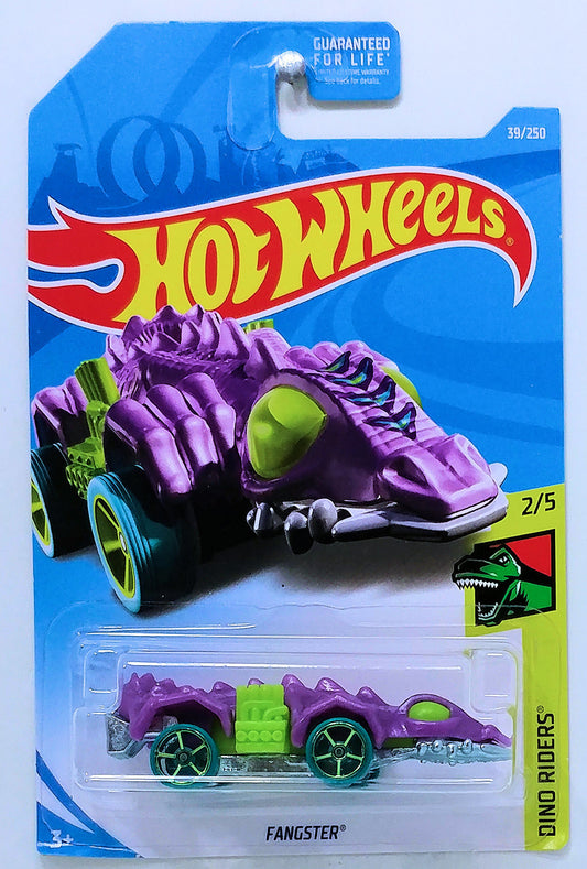 Hot Wheels 2019 - Collector # 039/250 - Dino Riders 2/5 - Fangster - Purple