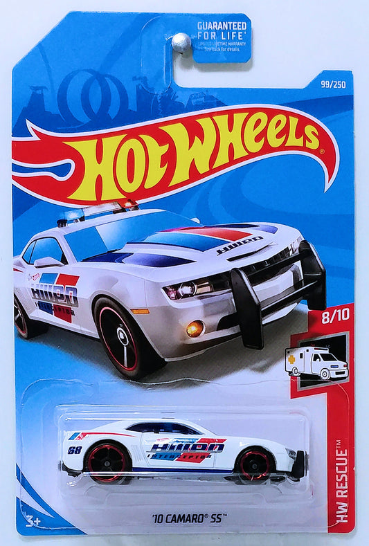 Hot Wheels 2019 - Collector # 099/250 - HW Rescue 8/10 - '10 Camaro SS - White - USA