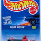 Hot Wheels 1997 - Collector # 300 - Rigor Motor - Black - Red Chrome Motor - WSP Wheels