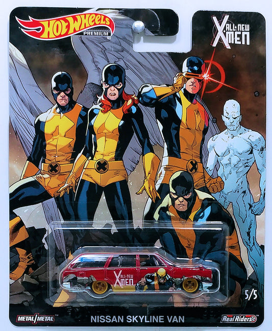 Hot Wheels 2019 - Pop Culture / All New X-Men 5/5 - Nissan Skyline Van - Maroon