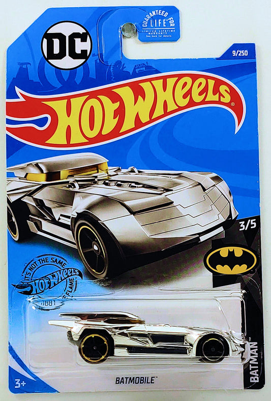 Hot Wheels 2020 - Collector # 009/250 - Batman 3/5 - Batmobile - Chrome