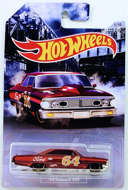 Hot Wheels 2020 - American Steel 1/10 - '64 Galaxie 500 - Maroon - USAwe