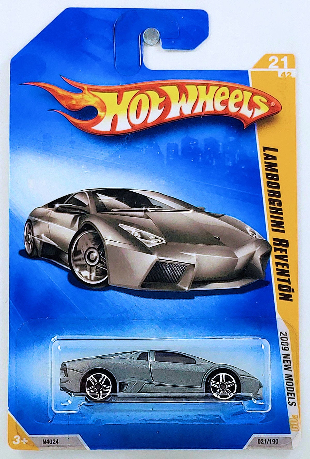 Hot Wheels 2009 - Collector # 021/190 - New Models 21/42 - Lamborghini Reventon - Satin Gray
