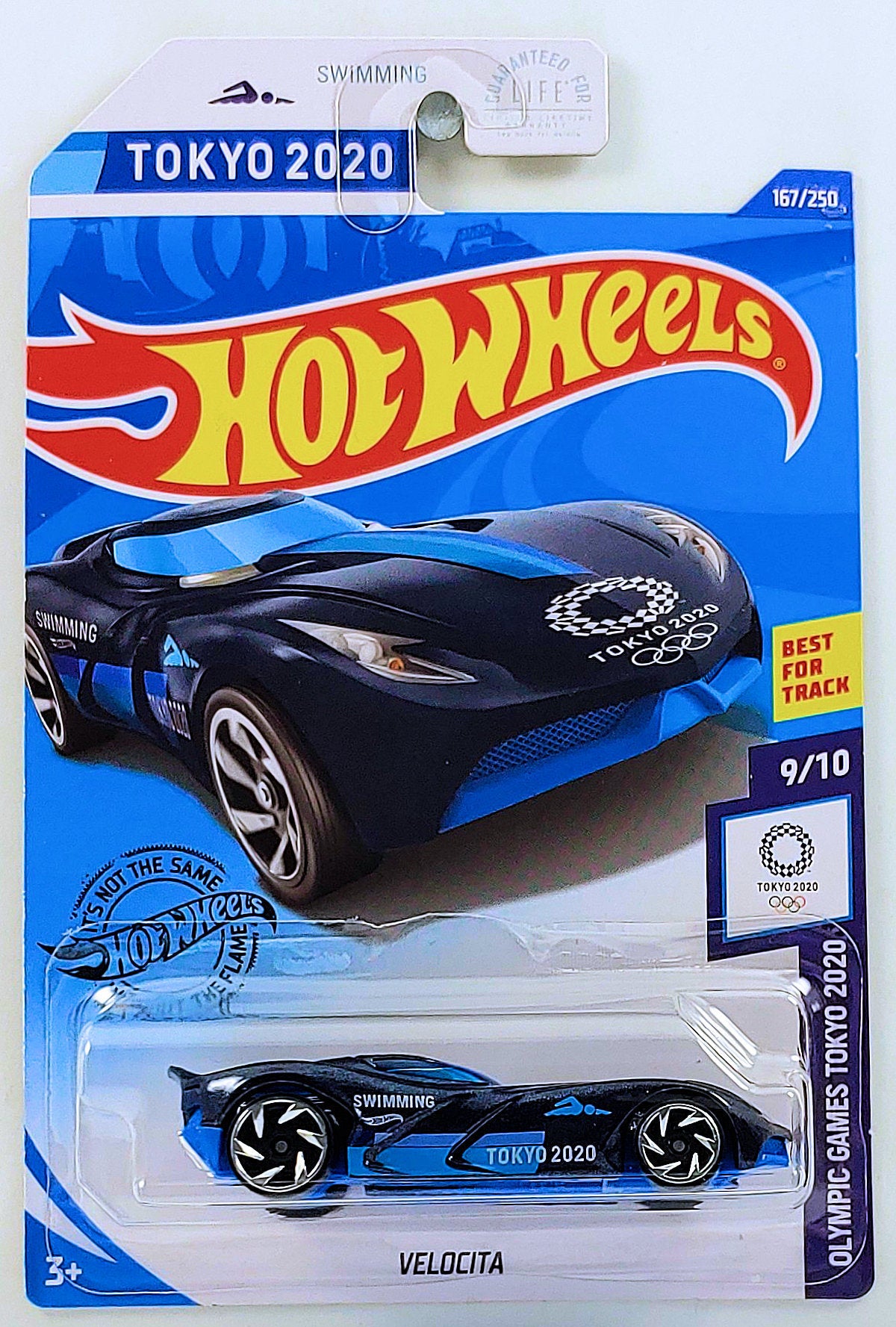 Hot Wheels 2020 - Collector # 167/250 - Olympic Games Tokyo 2020 9/10 - Velocita - Metalflake Midnight Blue