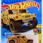 Hot Wheels 2020 - Collector # 161/250 - HW Art Cars 5/10 - Humvee - Dark Orange / Letter 'N'