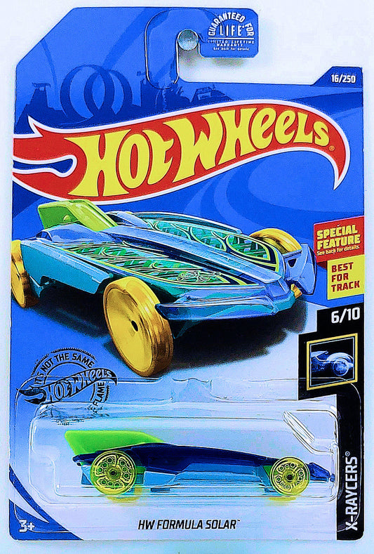 Hot Wheels 2020 - Collector # 016/365 - X-Raycers 6/10 - HW Formula Solar - Transparent Blue