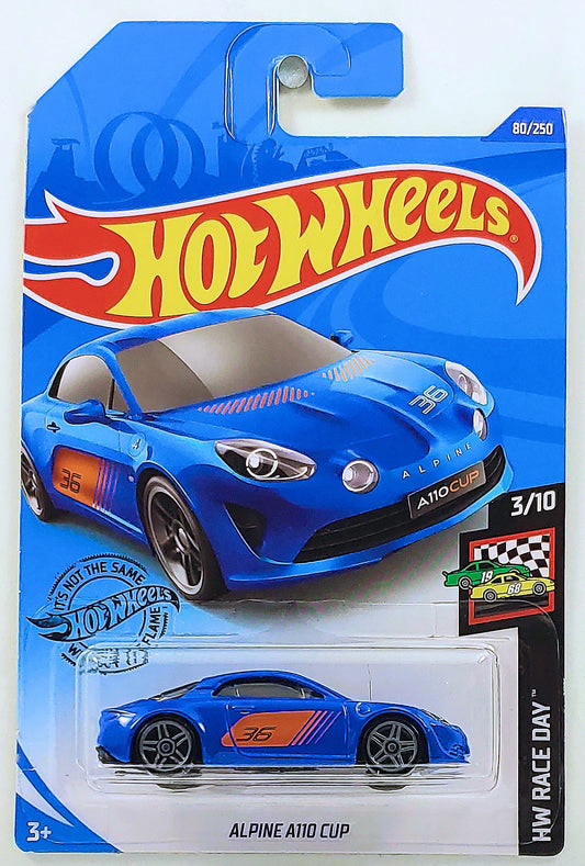 Hot Wheels 2020 - Collector # 080/250 - HW Race Day 3/10 - Alpine A110 Cup - Blue - IC