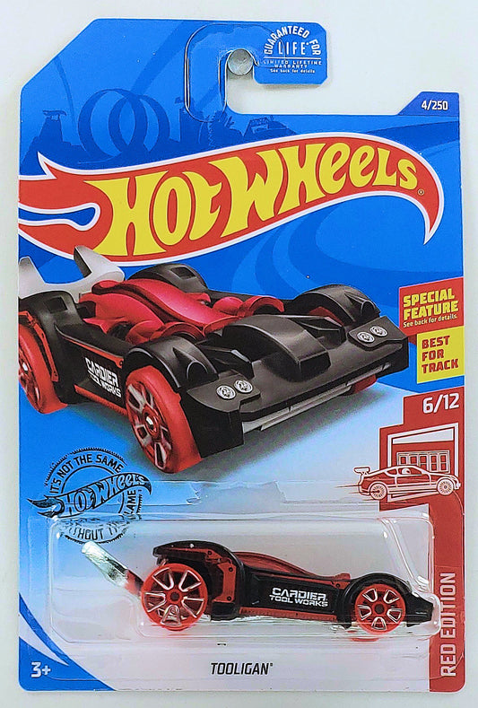 Hot Wheels 2020 - Collector # 004/250 - Red Edition 6/12 - Tooligan' - Black & Red - USA