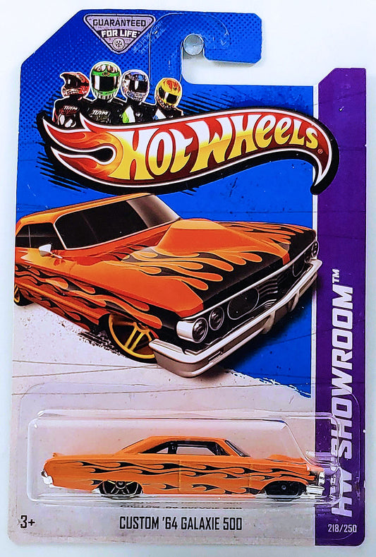 Hot Wheels 2013 - Collector # 218/250 - HW Showroom / Heat Fleet - Custom '64 Galaxie 500 - Orange
