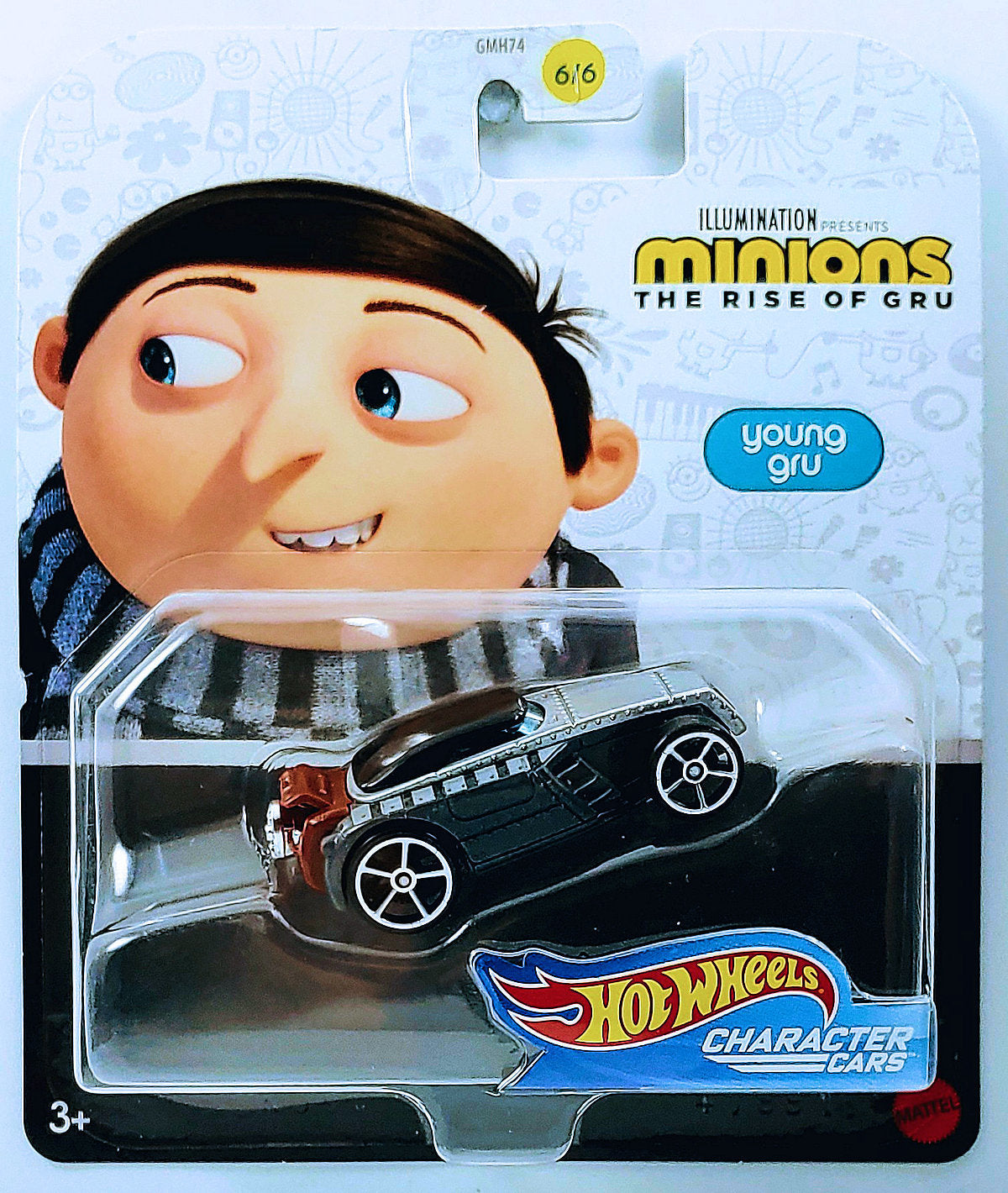 Hot Wheels 2020 - Character Cars - Minions: The Rise of Gru 6/6 - young gru - Gray