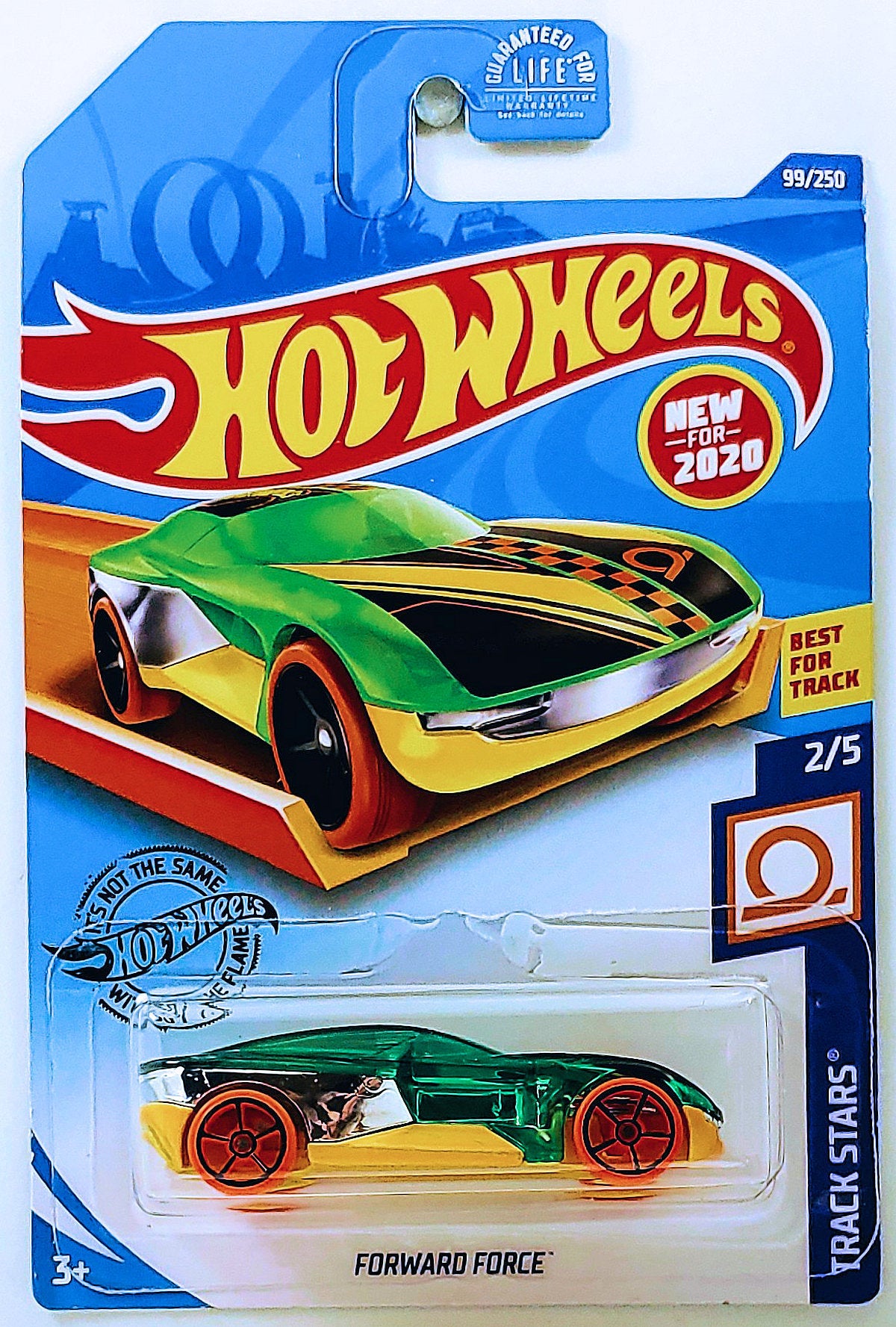 Hot Wheels 2020 - Collector # 099/250 - Track Stars 2/5 - New Models - Forward Force - Green