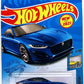 Hot Wheels 2021 - Collector # 025/250 - Factory Fresh 1/10 - New Models - 2020 Jaguar F-Type - Blue