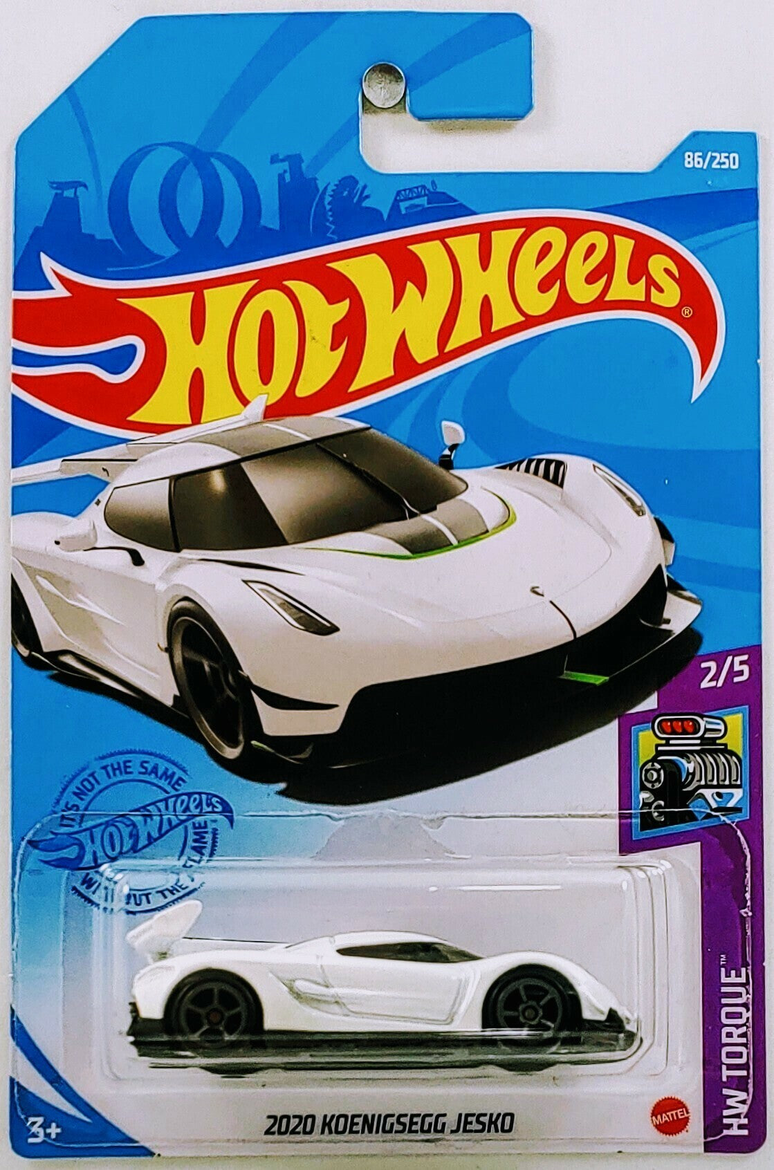 Hot Wheels 2021 - Collector # 086/250 - HW Torque 2/5 - 2020 Koenigsegg Jesko - White - IC