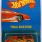 Hot Wheels 1984 - Leo Mattel - Trailbusters - Dream Van - Purple - BW Wheels - Designed by Larry Wood - Made in India - Unpunched Blister Card