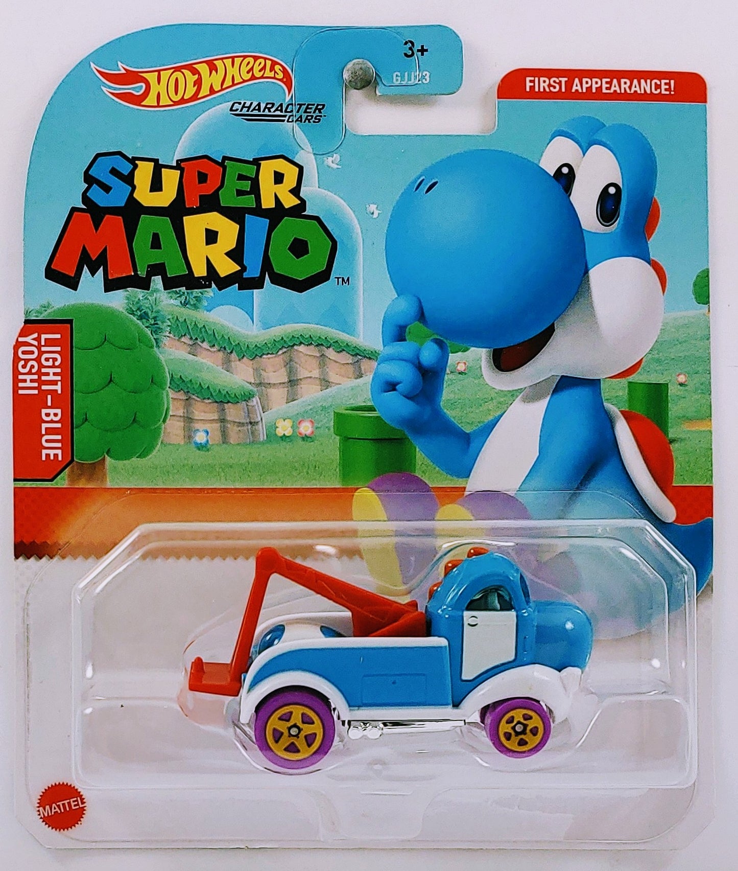 Hot Wheels 2021 - Character Cars / Super Mario - Light-Blue Yoshi