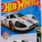 Hot Wheels 2022 - Collector # 058/250 - Retro Racers 4/10 - '67 Ford GT40 MkIV - White / Gulf Racing