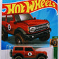Hot Wheels 2022 - Collector # 068/250 - Mud Studs 1/5 - '21 Ford Bronco - Red