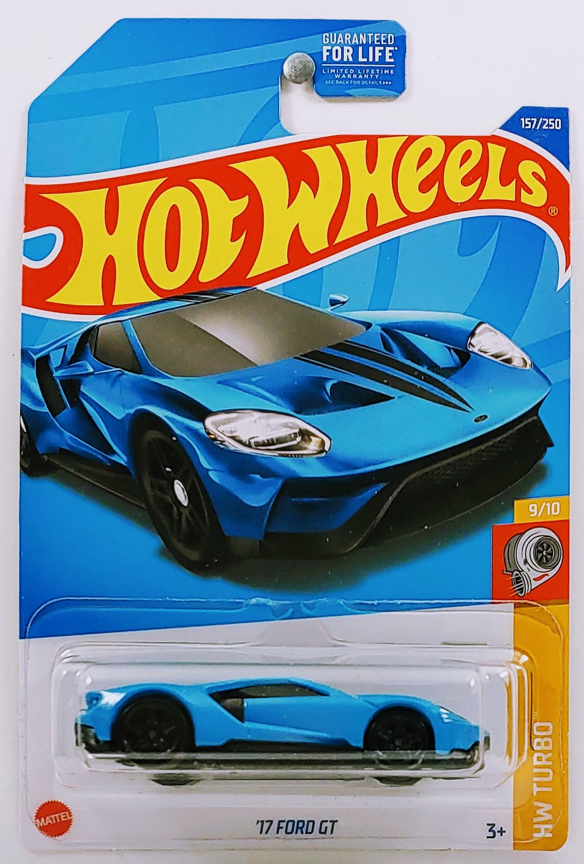 Hot Wheels 2022 - Collector # 157/250 - HW Turbo 9/10 - '17 Ford GT - Blue