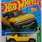 Hot Wheels 2022 - Collector # 130/250 - HW Green Speed 3/5 - New Models  - GMC Hummer EV - Yellow