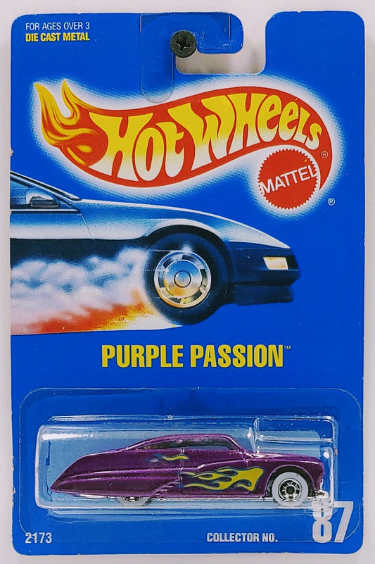 Hot Wheels 1993 - Collector # 087 - Purple Passion - Purple with Flames