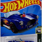 Hot Wheels 2022 - Collector # 152/250 - Retro Racers 9/10 - Shelby Cobra 427 S/C - Blue - IC