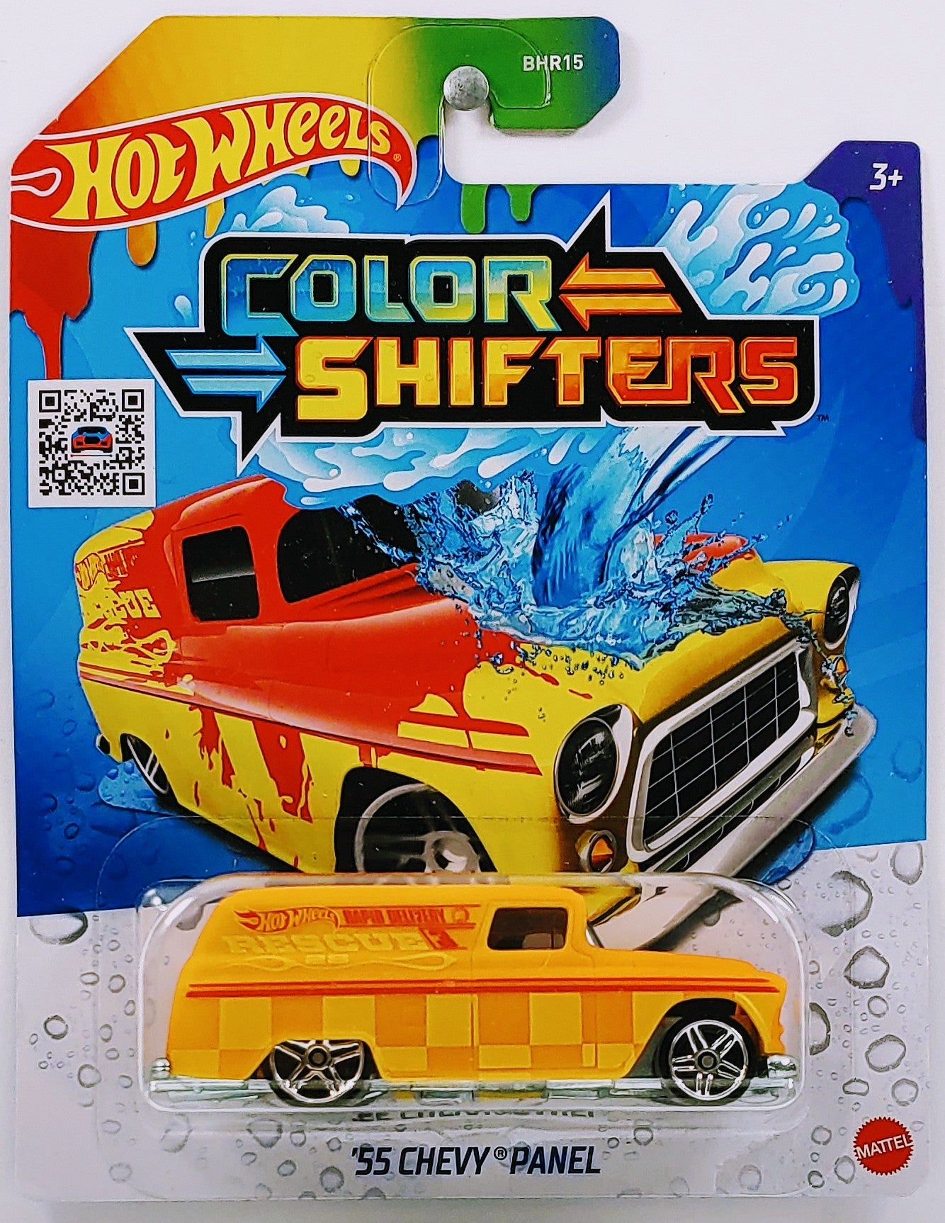 Hot Wheels 2022 - Color Shifters - '55 Chevy Panel - Orange & Yellow